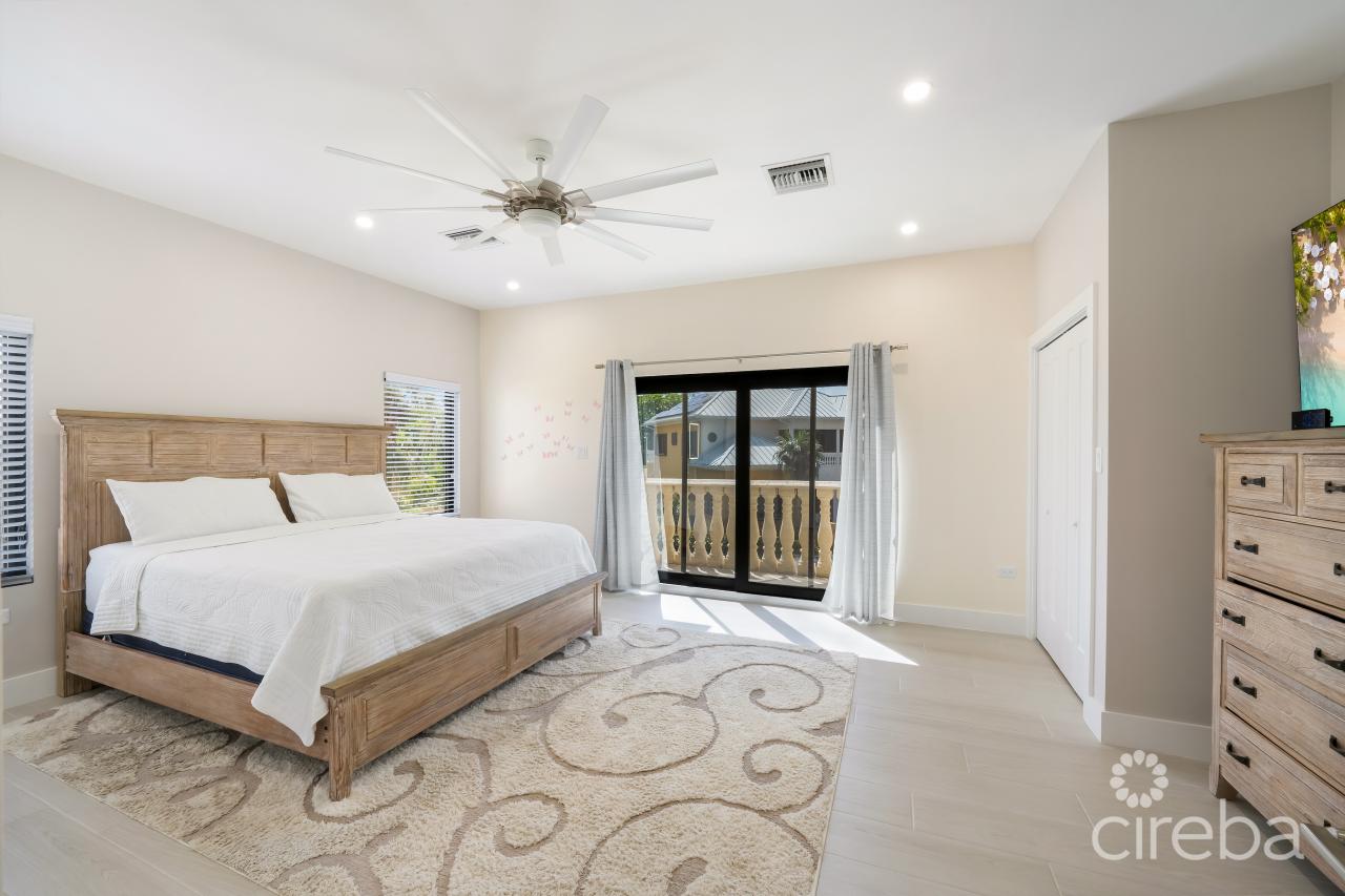 Large master bedroom with THREE closets and a large ensuite bathroom lets you enjoy the space with ample storage.